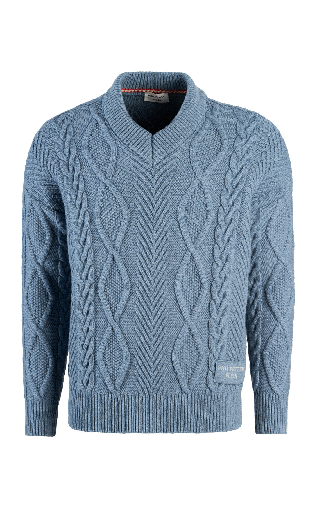 V-Pullover aus supersofter Lambswool