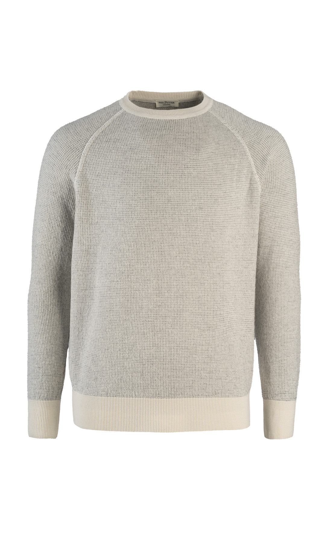 Pullover in Sweater-Optik aus leichtem Merino-Bouclégarn, relaxed fit