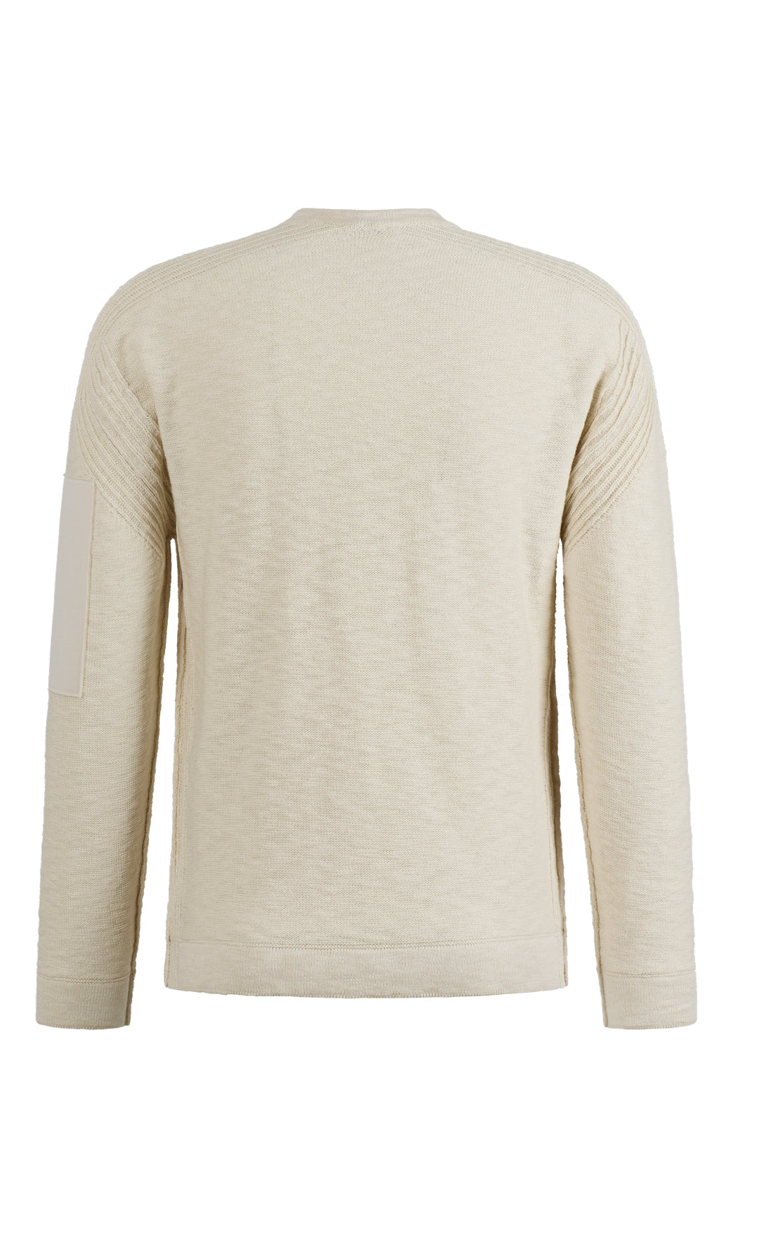 Sporty sweater made of soft cotton with a zip pocket on the arm, relaxed fit