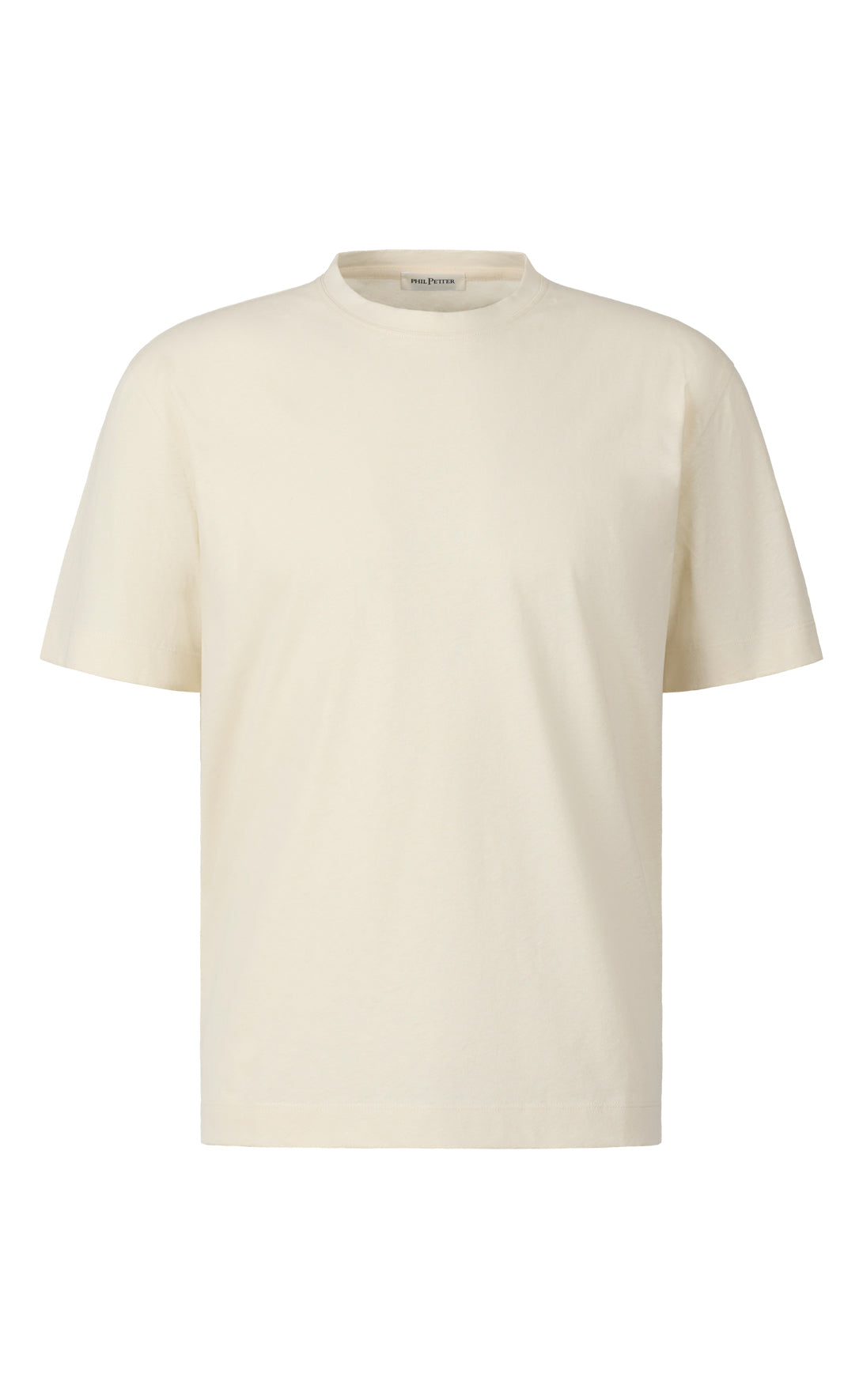 T-shirt in a cooling cotton-linen blend, relaxed fit