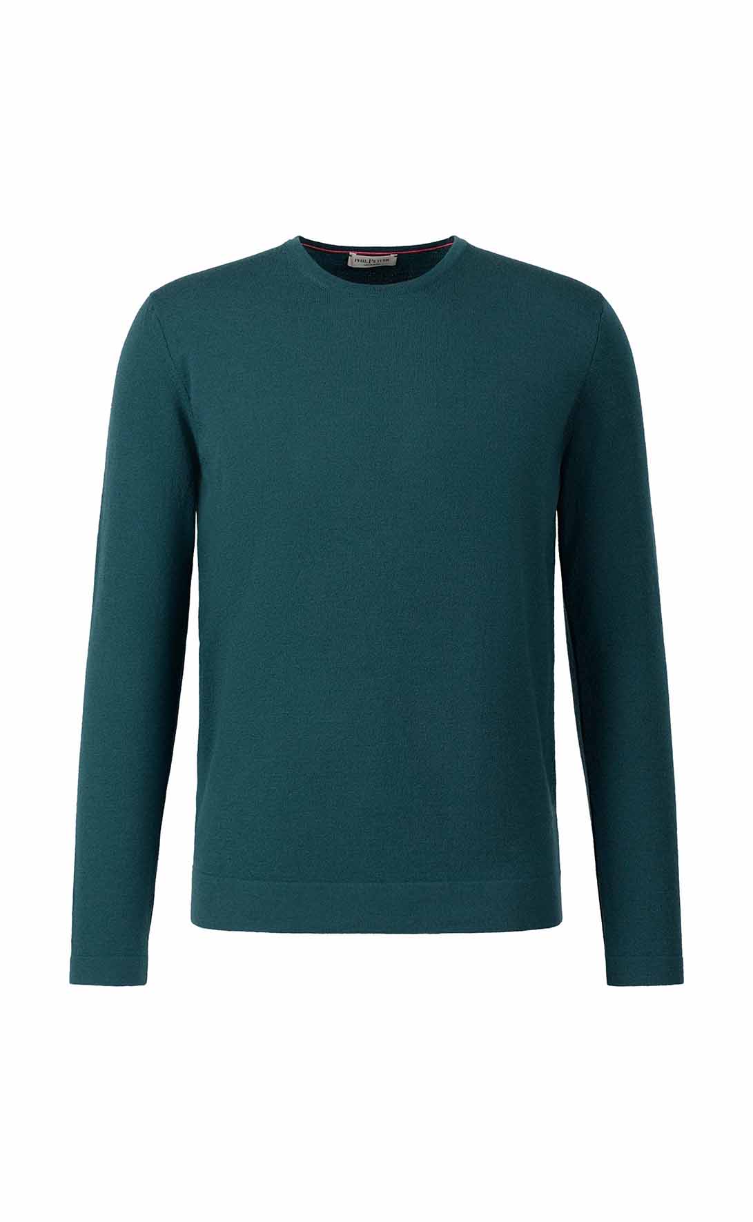 Super comfortable merino wool sweater with functional stretch, regular fit