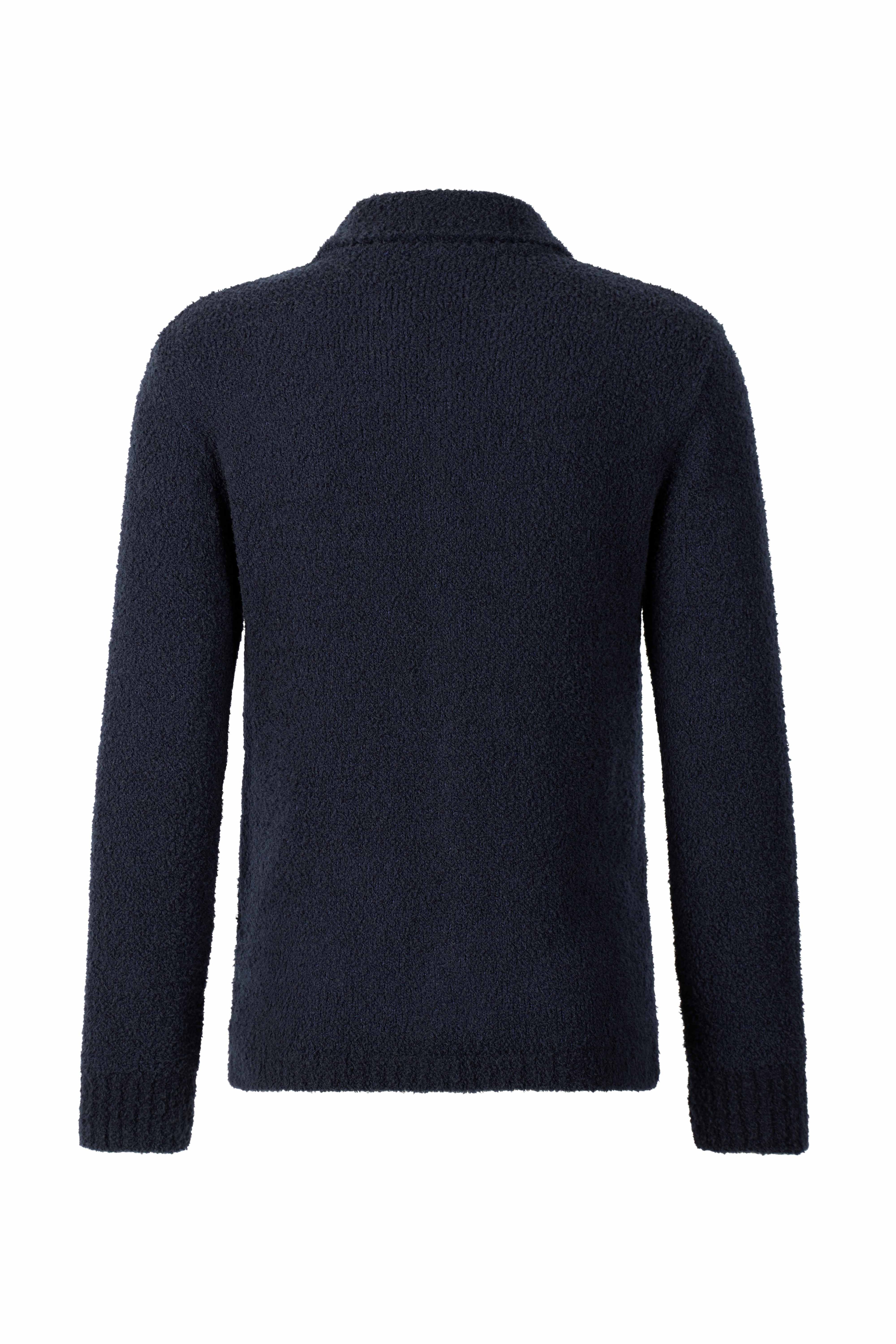 Exklusives Strick-Overshirt aus softem Merino-Effektgarn, relaxed fit
