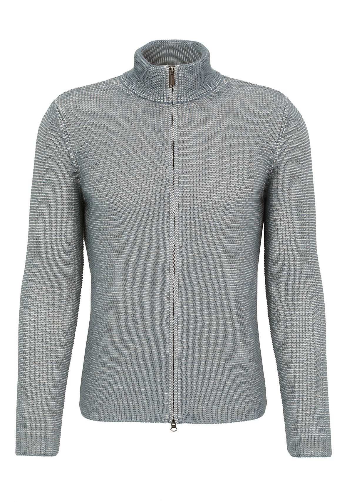 Zippjacke aus >10.000m feinster Merinowolle, regular fit