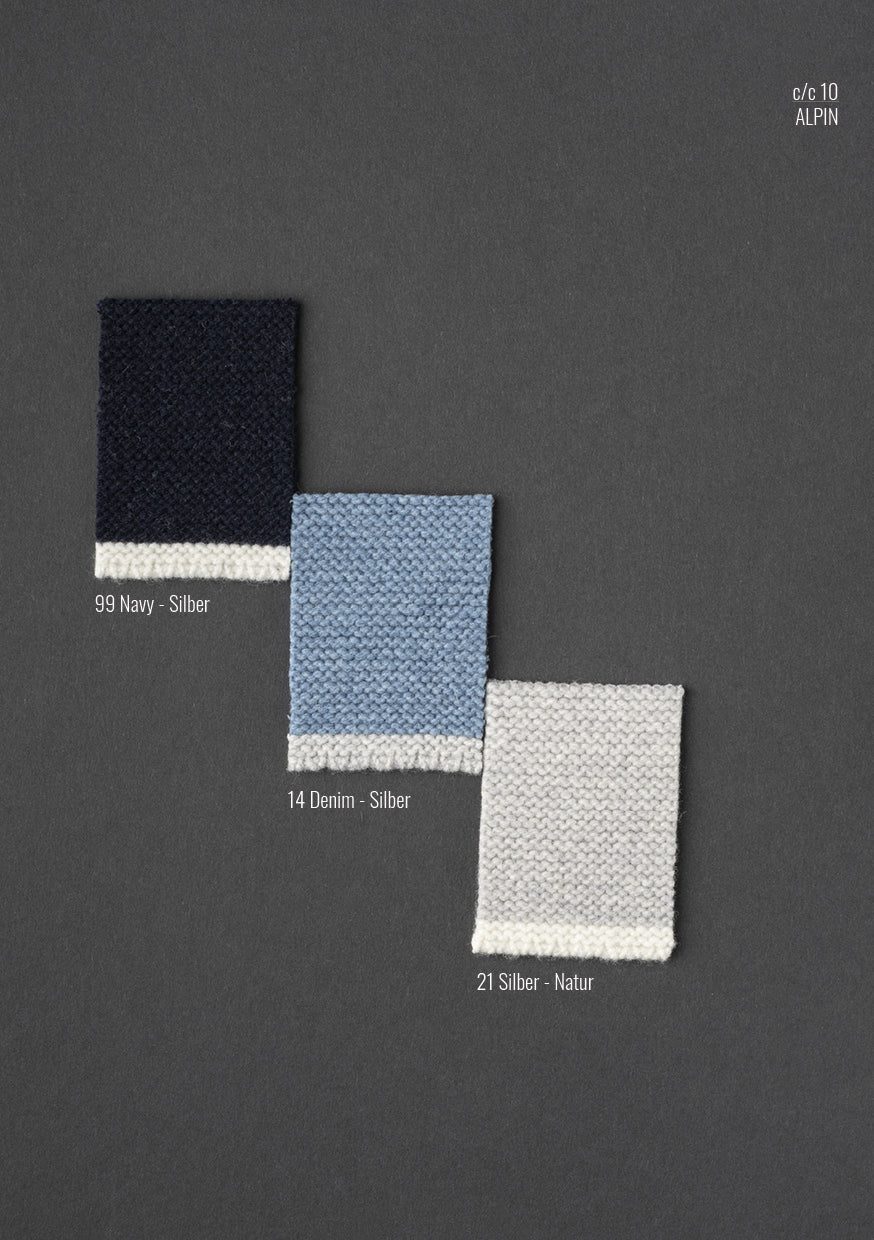 Kapuzen-Zippjacke in Links-Links-Strickstruktur aus supersofter Lambswool