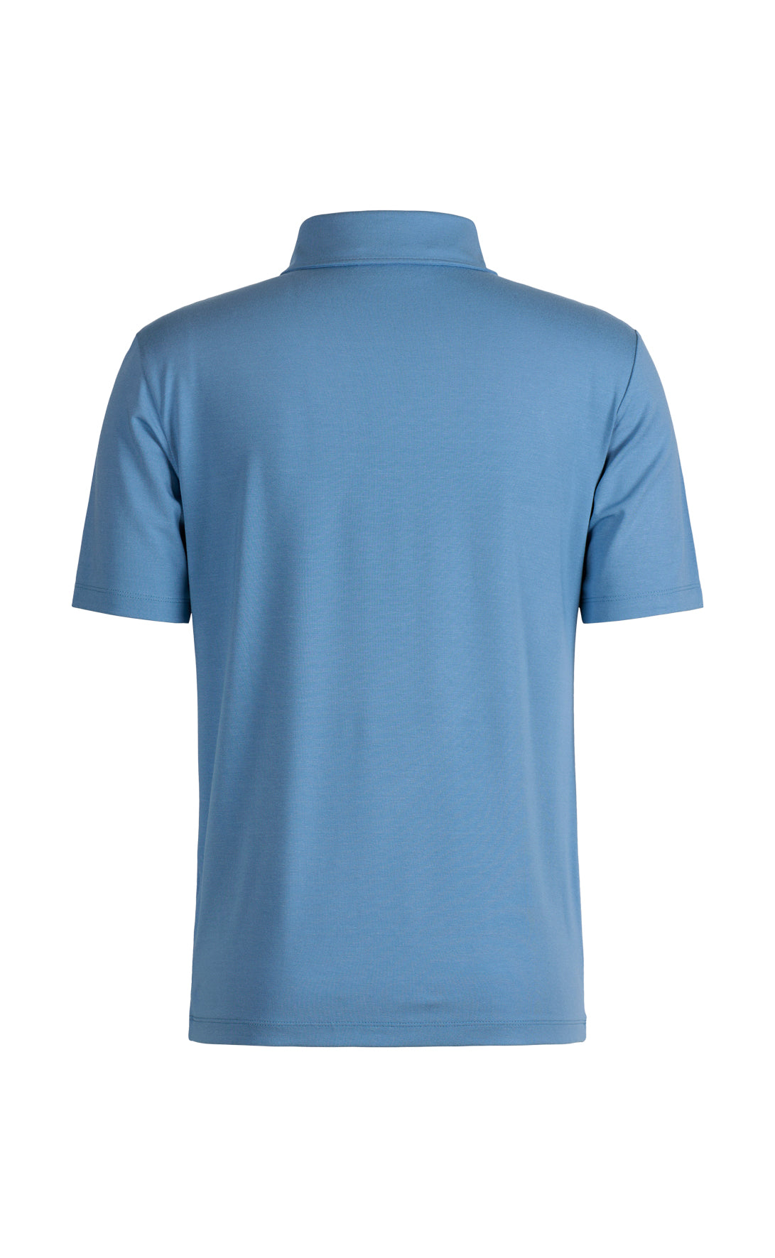 Polo shirt made of premium jersey, short sleeve, with button placket