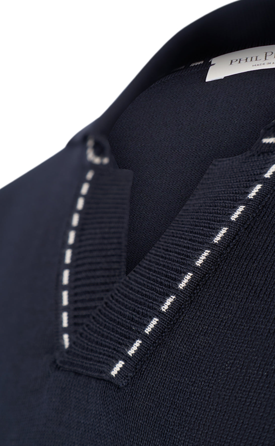 Polo ohne Knopf aus feinster Baumwolle, Relaxed Fit