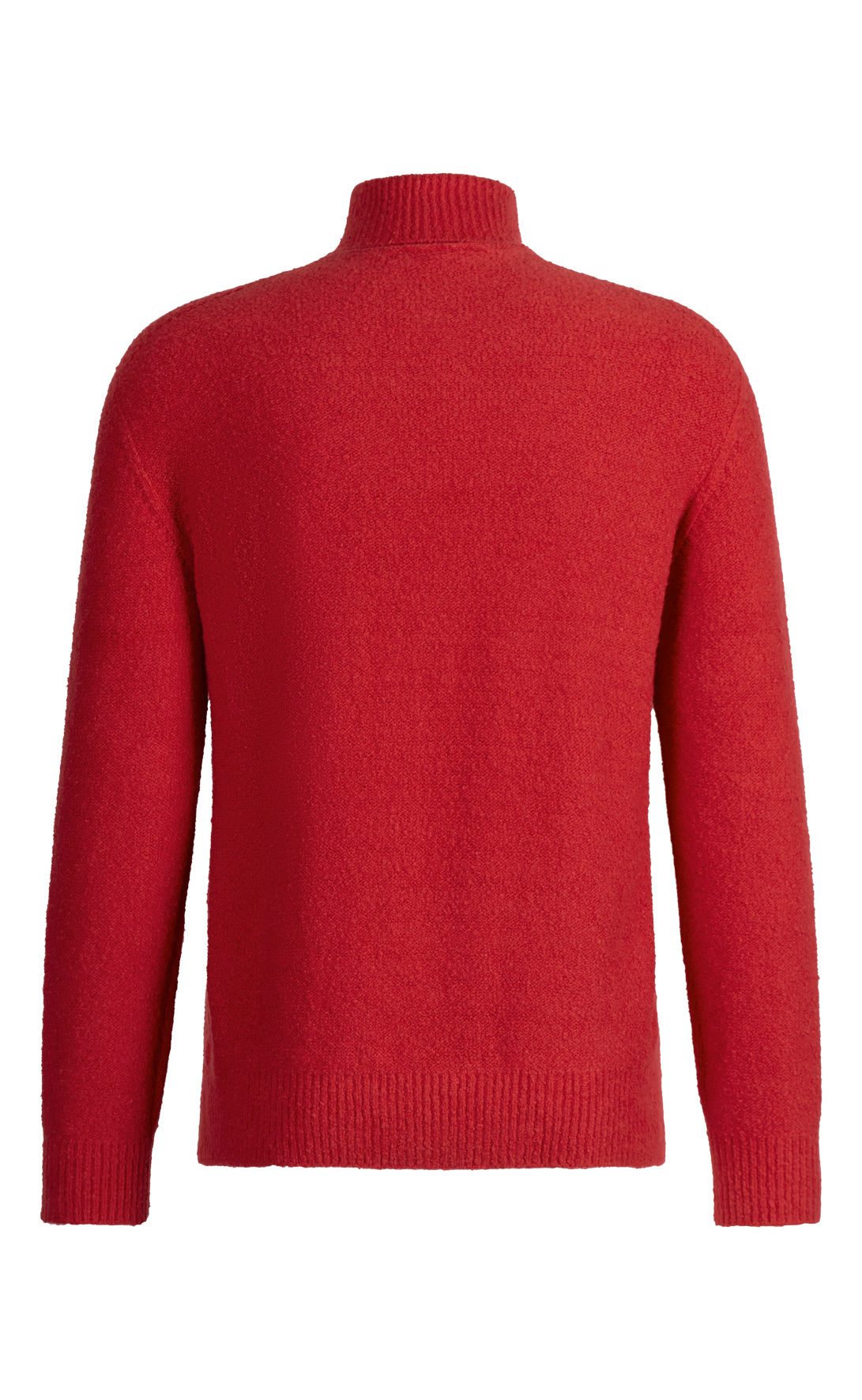 Nahtfreier Rollkragen-Pullover aus hautfreundlicher Winterbaumwolle, relaxed fit