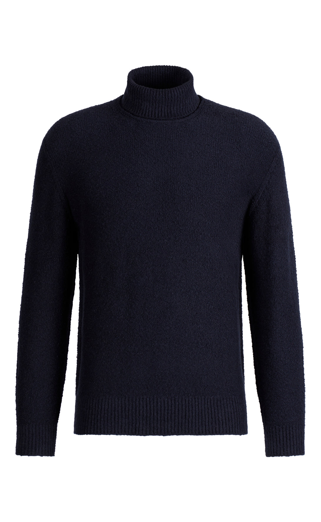 Nahtfreier Rollkragen-Pullover aus hautfreundlicher Winterbaumwolle, relaxed fit