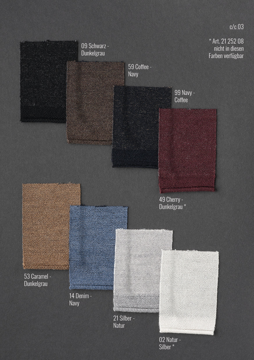 Supersofter Doubleface-Zipptroyer: außen Merino, innen Baumwolle, relaxed fit