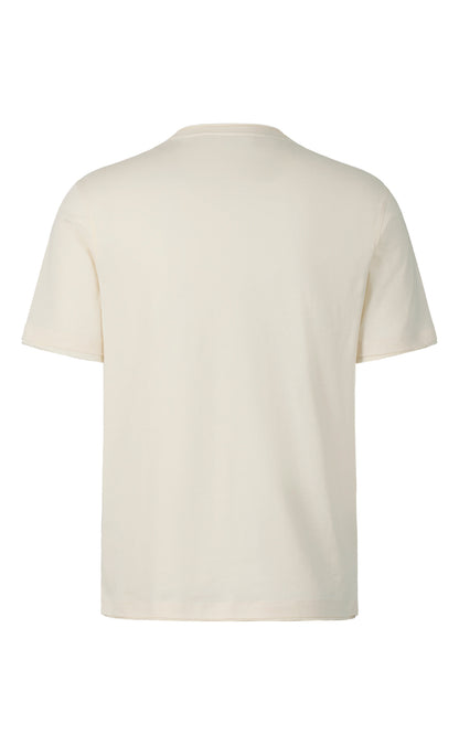V-neck T-shirt in finest Pima cotton jersey, regular fit