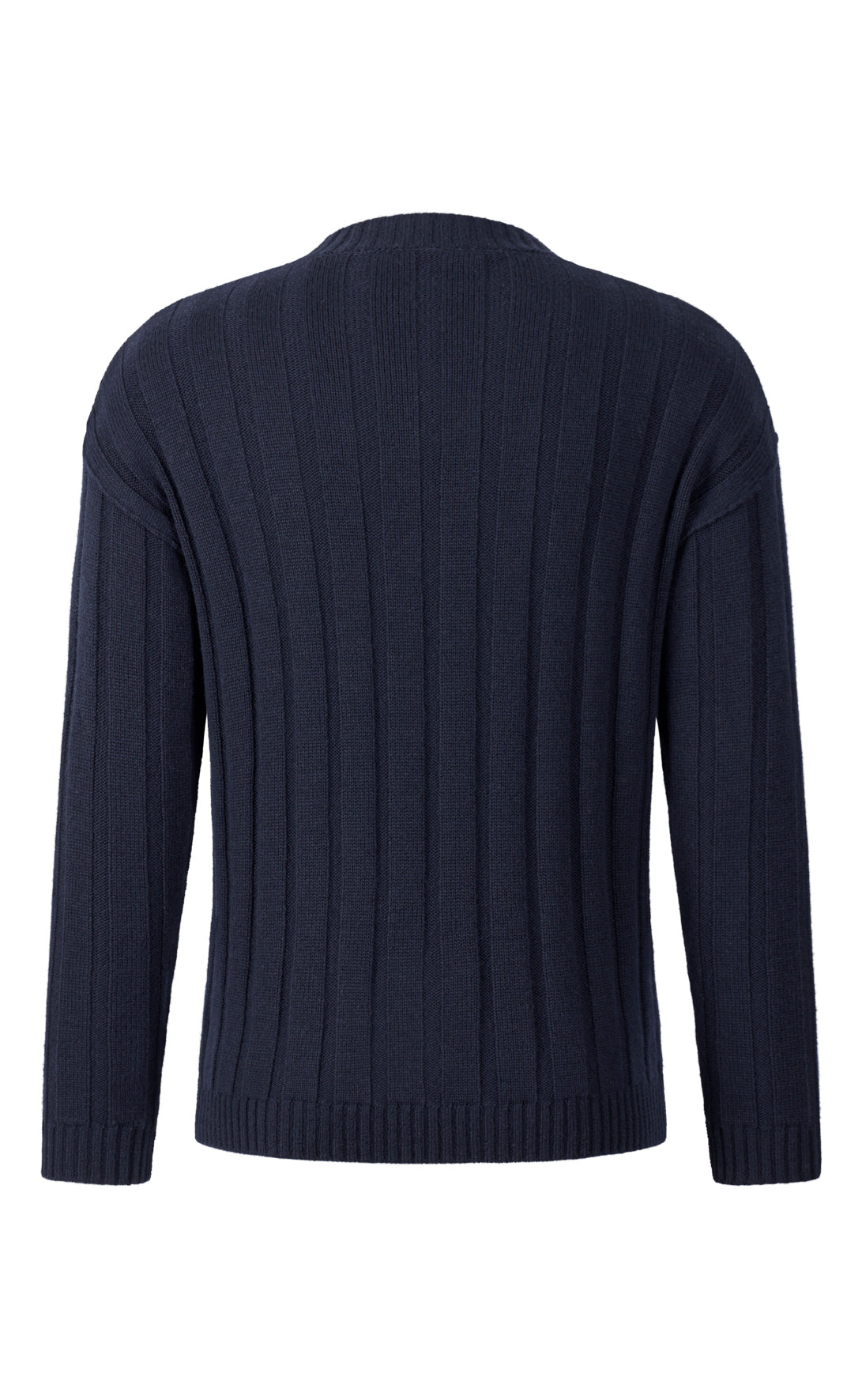 Modern V-neck sweater in a luxurious cashmere blend, modern fit