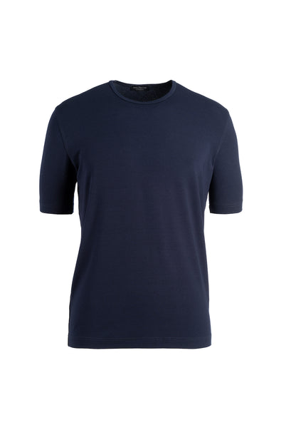 Rundhals-T-Shirt aus Premium Jersey, kurzarm, Accurate Fit