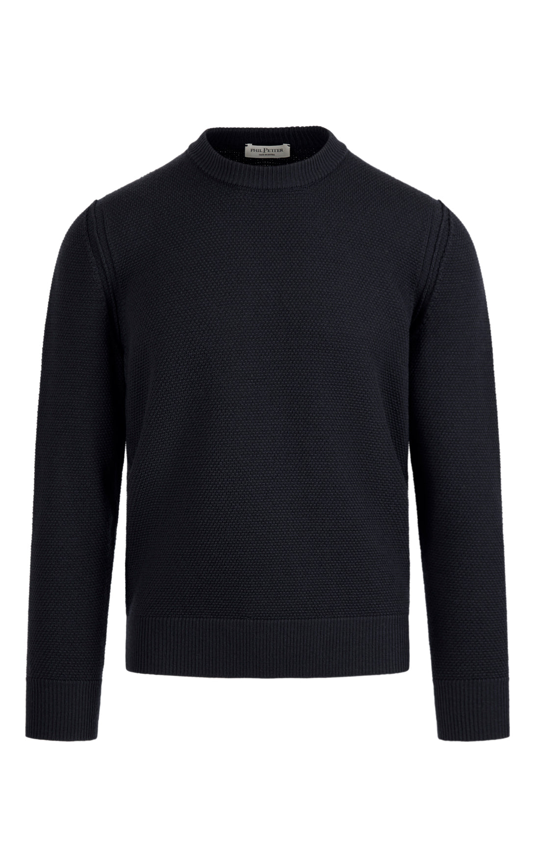Sweater made of 100% Merino in rice grain knit look, relaxed fit