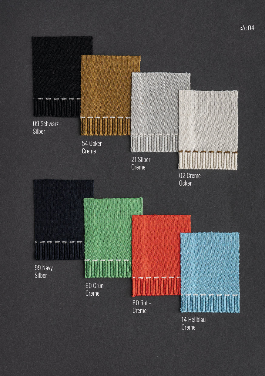 Round-neck sweater in the finest cotton, relaxed fit