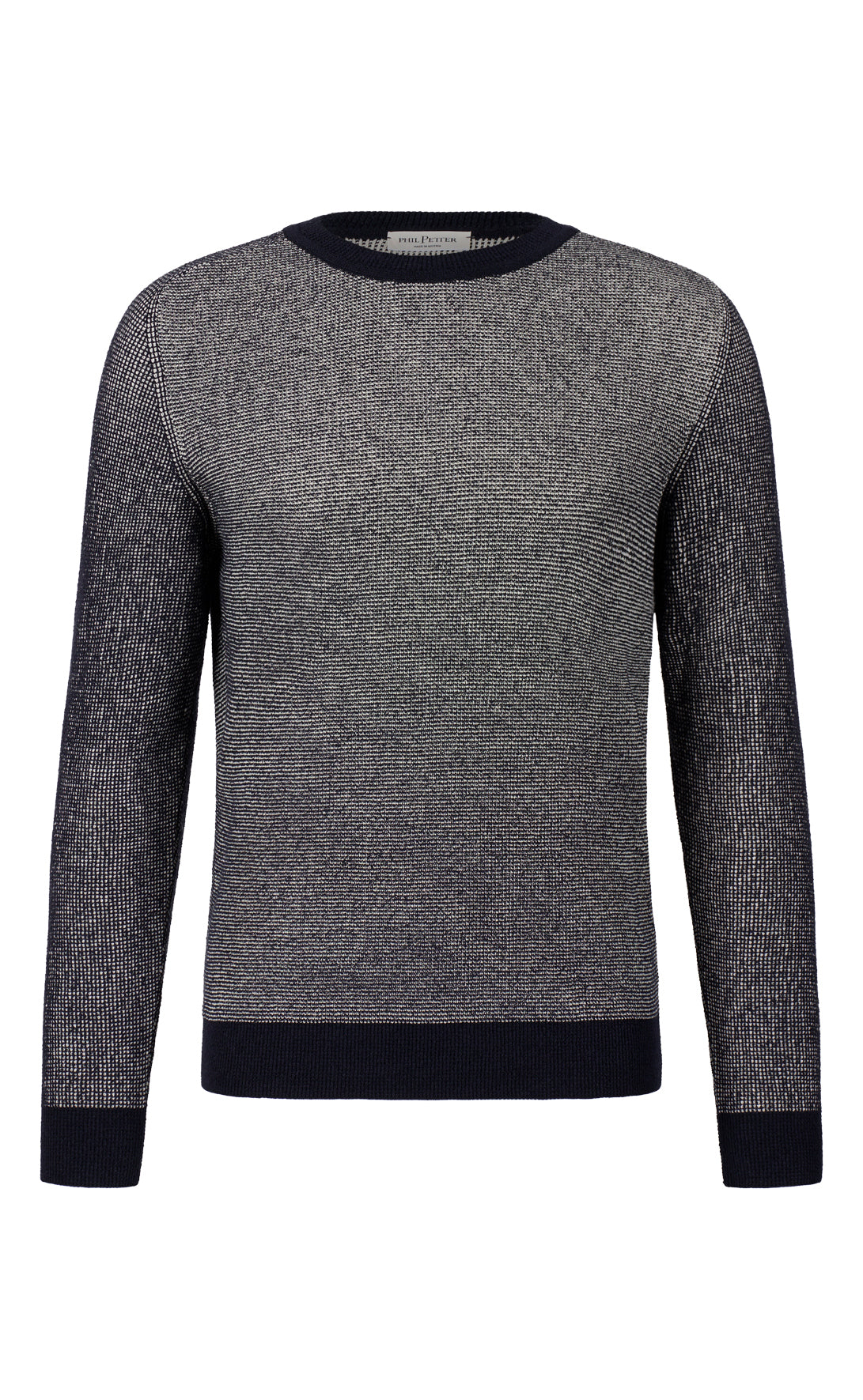 Pullover in lightweight cotton bouclé, relaxed fit