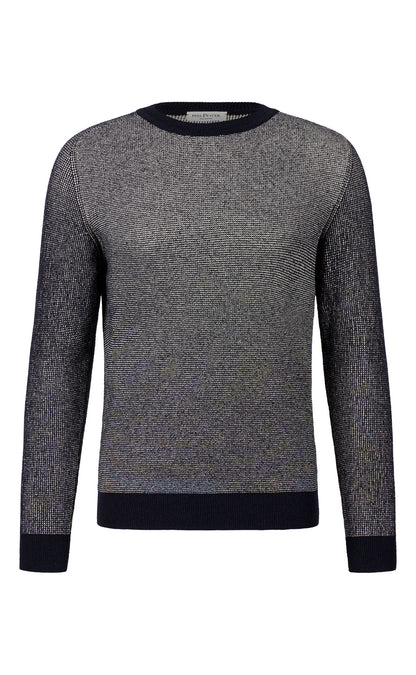 Pullover in lightweight cotton bouclé, relaxed fit