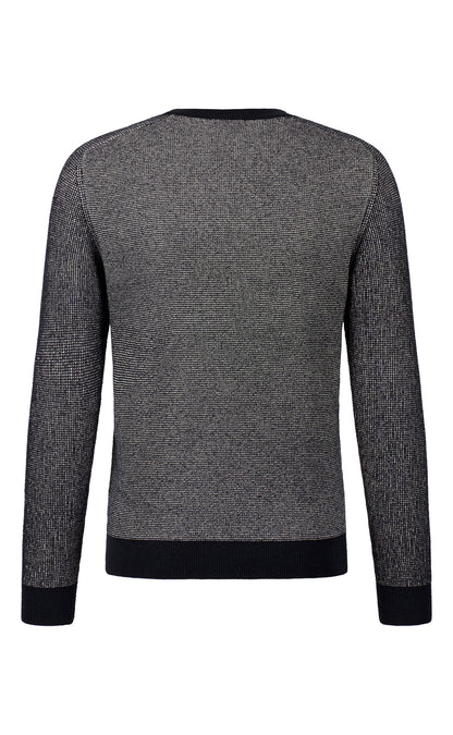 Pullover in lightweight cotton bouclé, relaxed fit