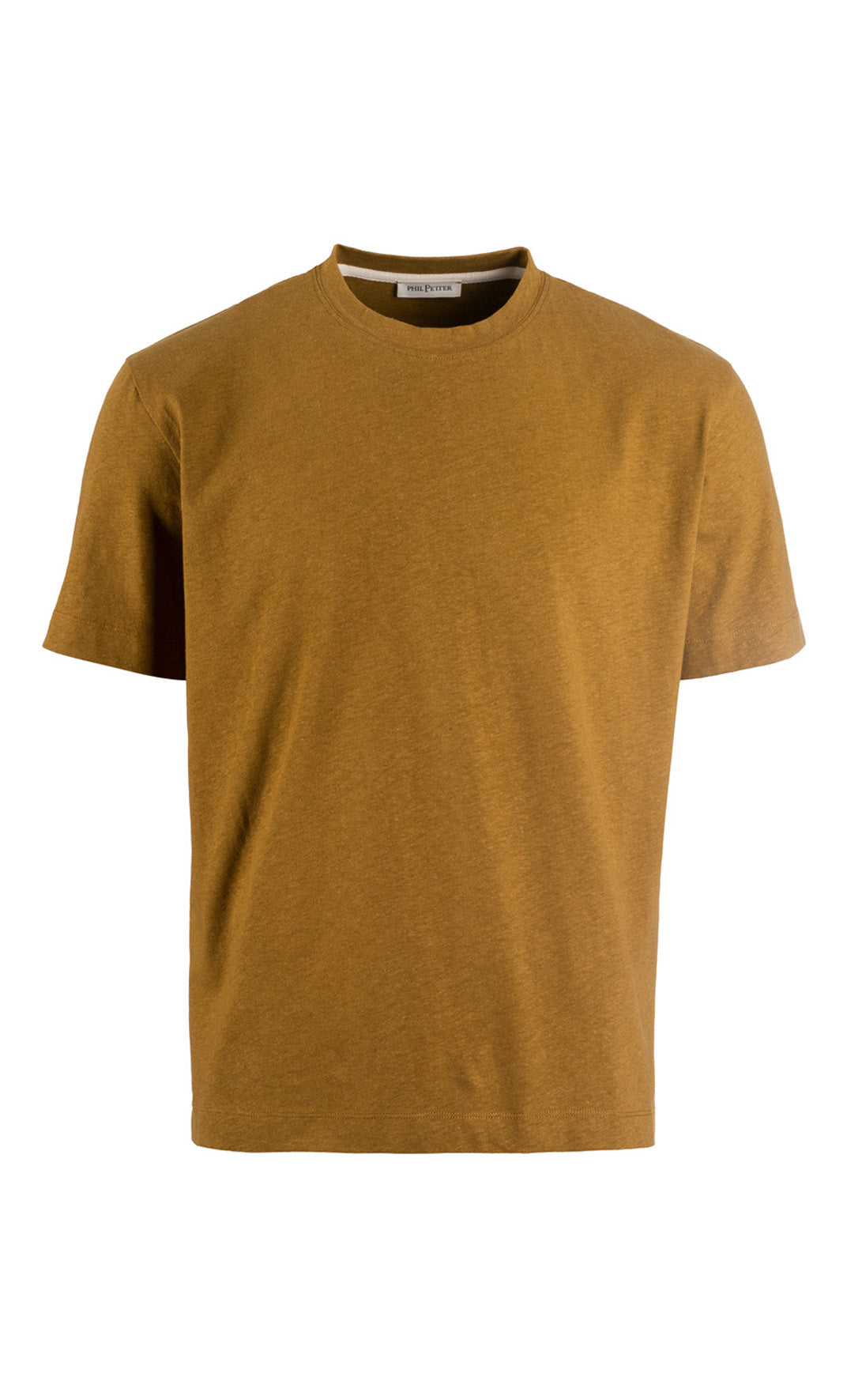 T-shirt in a cooling cotton-linen blend, relaxed fit