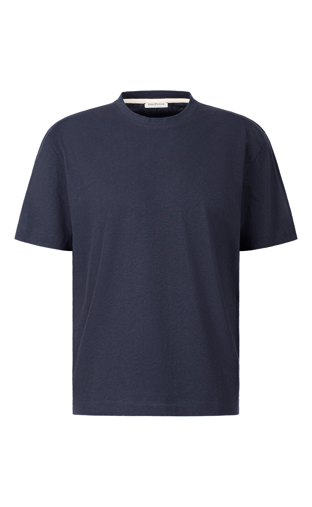 T-shirt in a cooling cotton-linen blend, relaxed fit