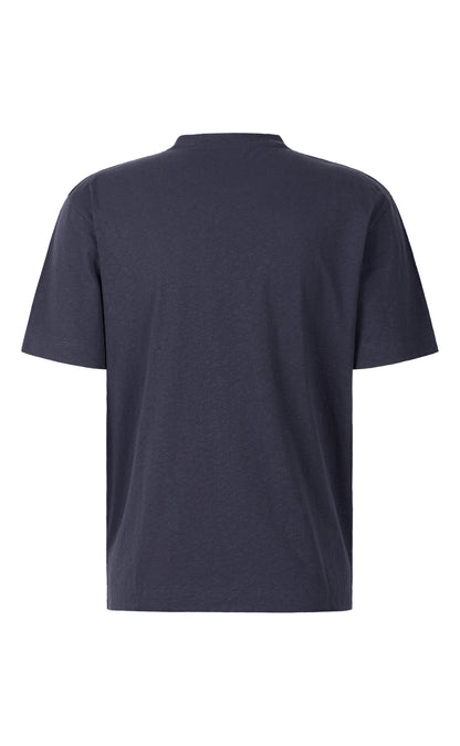 T-shirt in a cooling cotton-linen blend, relaxed fit