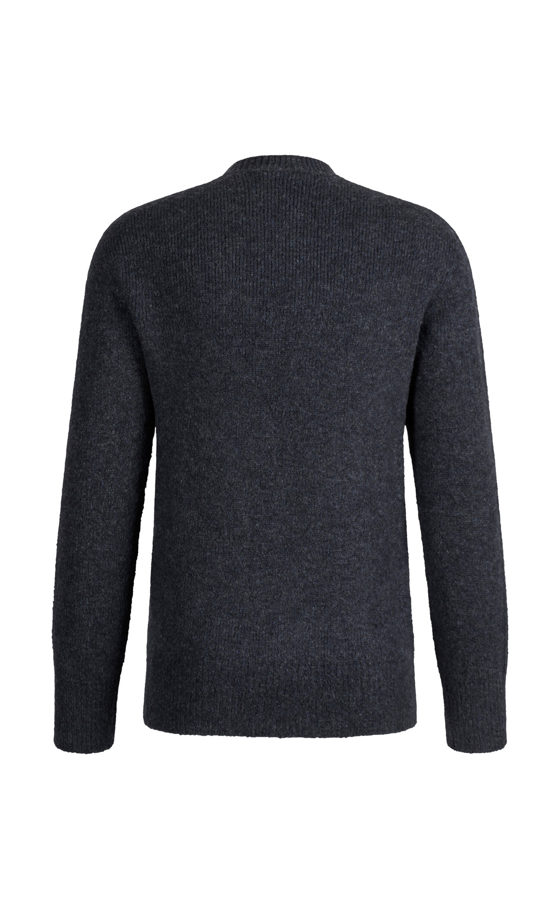 Seamlessly knitted sweater in super-soft tweed yarn, relaxed fit
