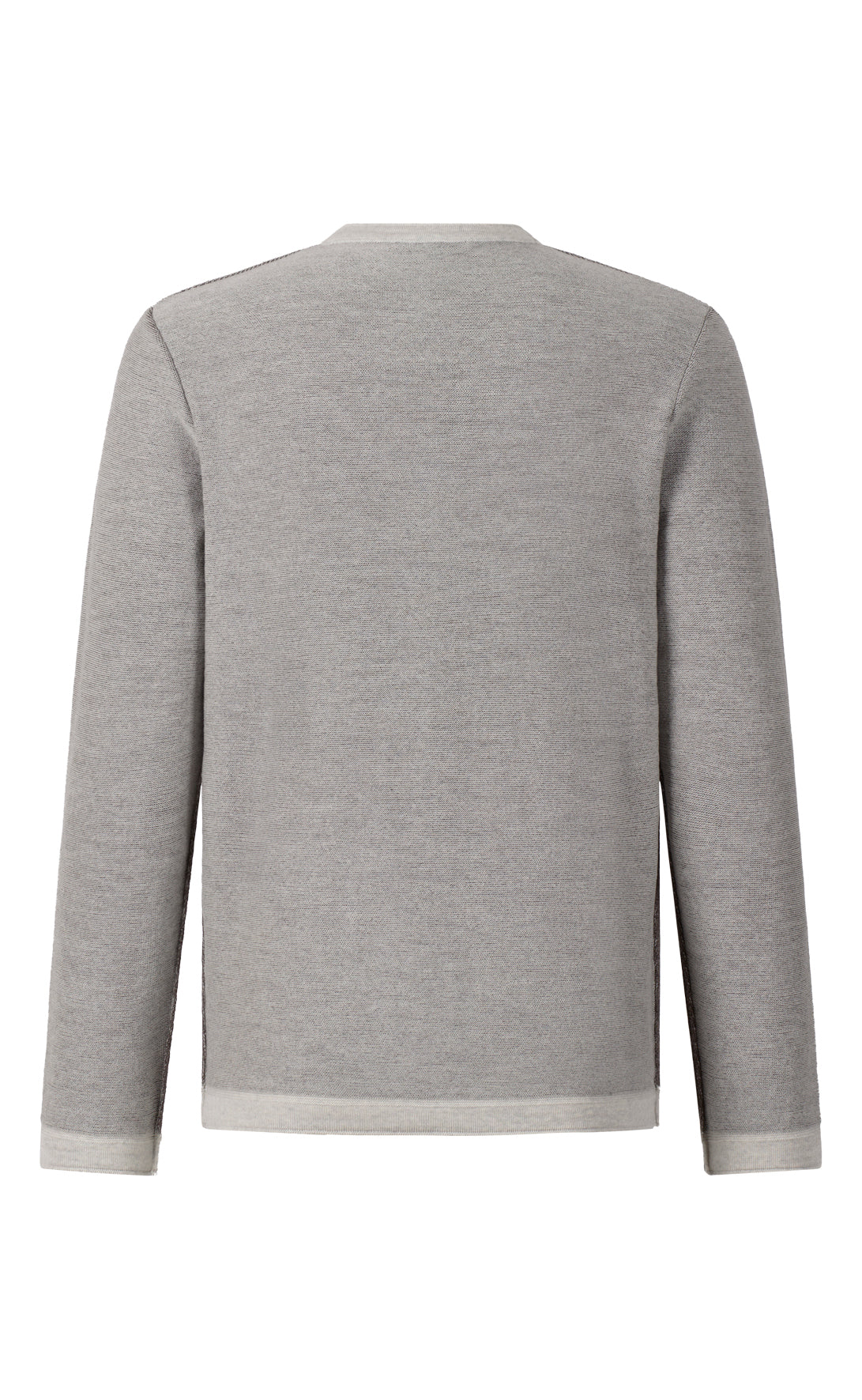 Leichter Doubleface-Pullover: außen Merino-, innen Baumwolle, relxed fit