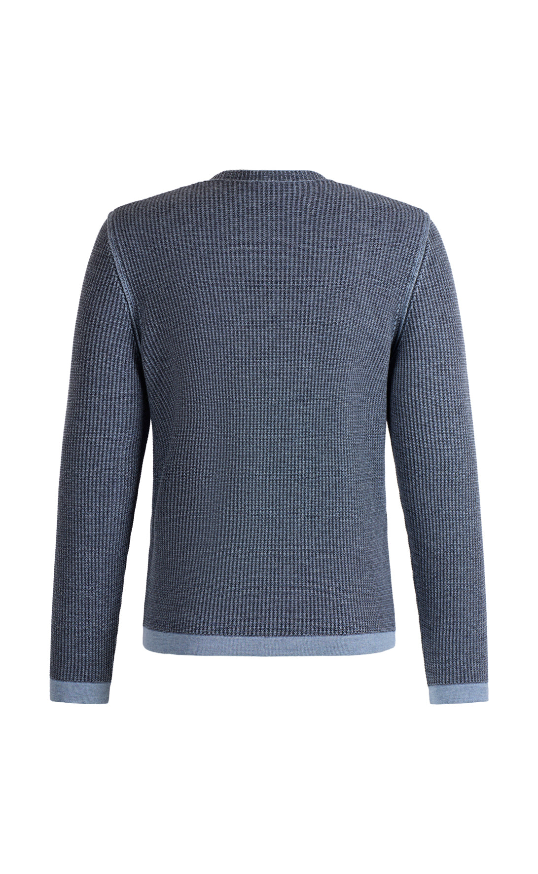 Sportlicher Two-tone Pullover aus Merino-Baumwollmix, relaxed fit