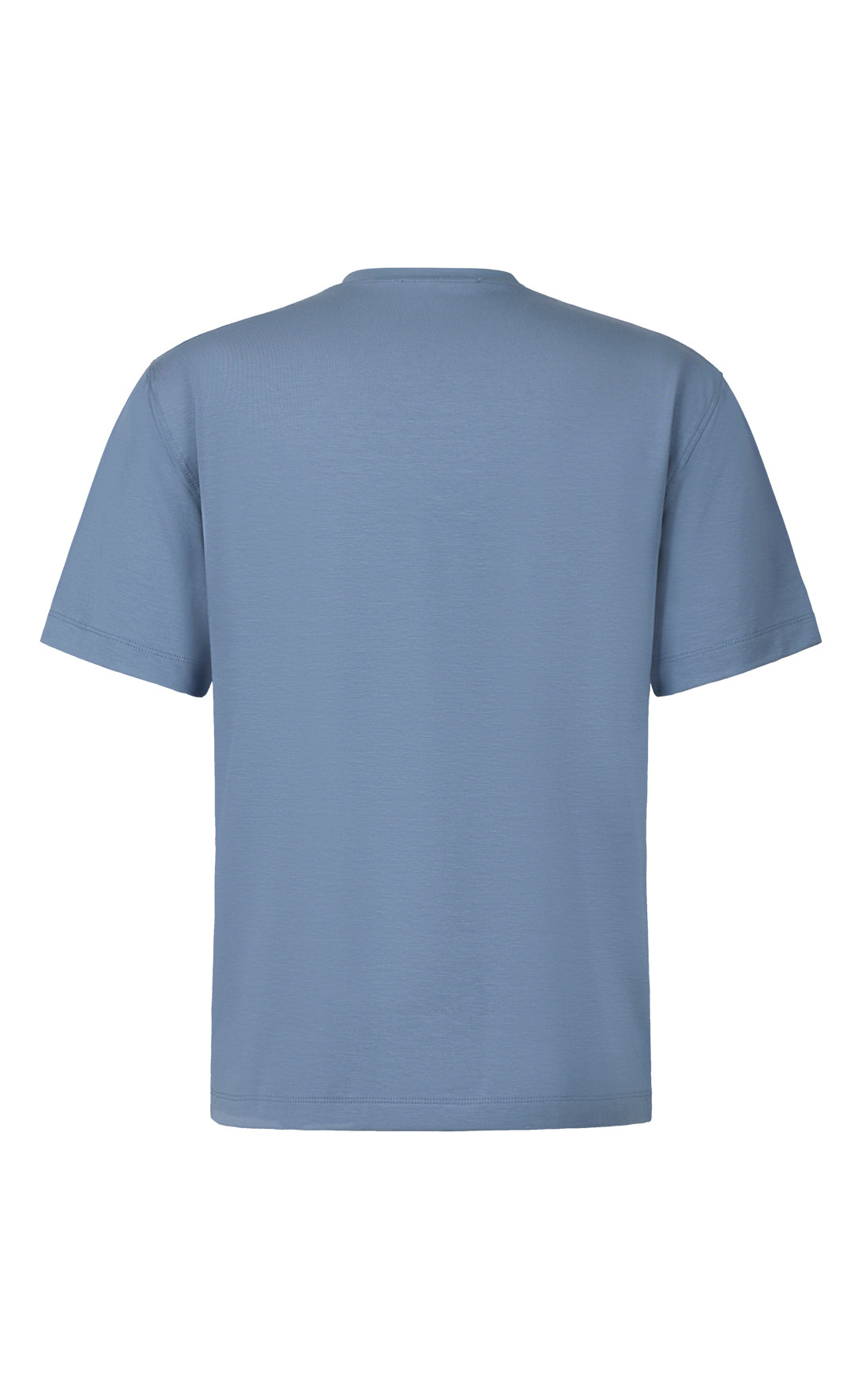 Easy-care premium T-shirt in subtly textured viscose jersey, relaxed fit