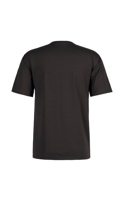 Pflegeleichtes Premium-T-Shirt aus dezent körnigem Viskose-Jersey, relaxed fit
