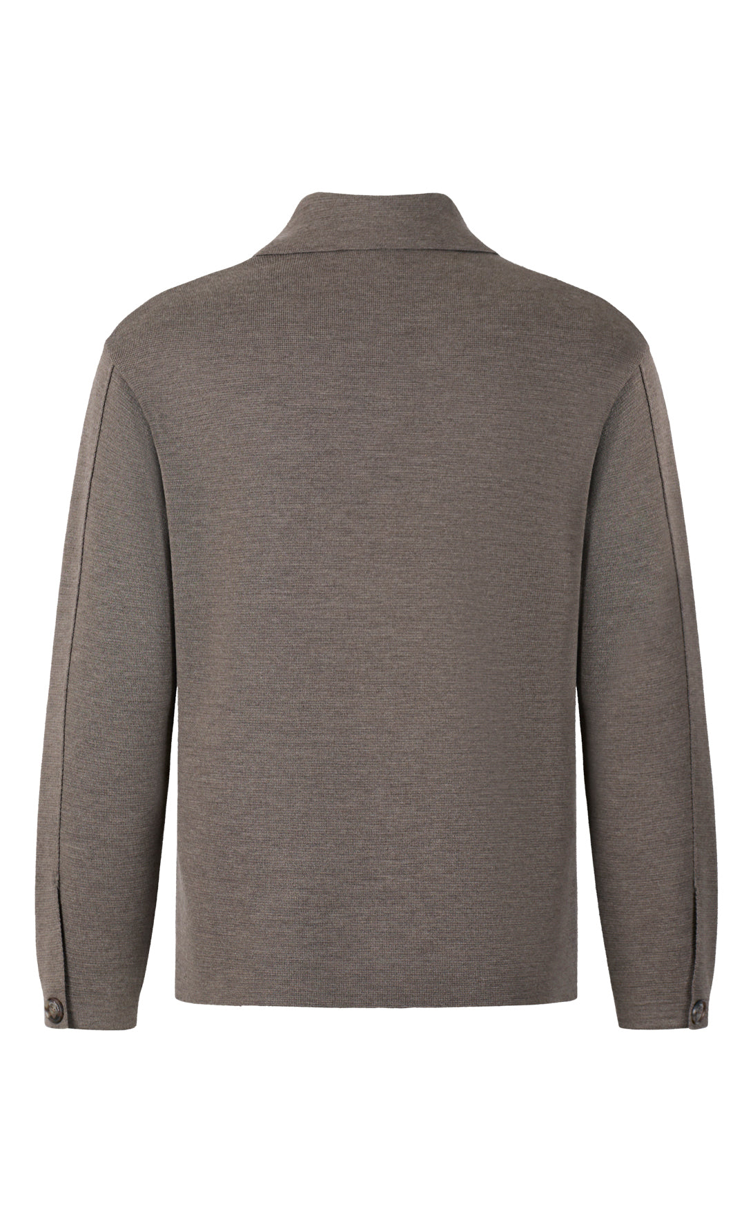 Robustes Strick-Overshirt aus feinster Merinowolle, relaxed fit