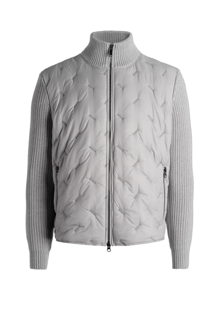 Phil Petter Hybrid-Zippjacke aus Merinowolle und Nylon-Stepp