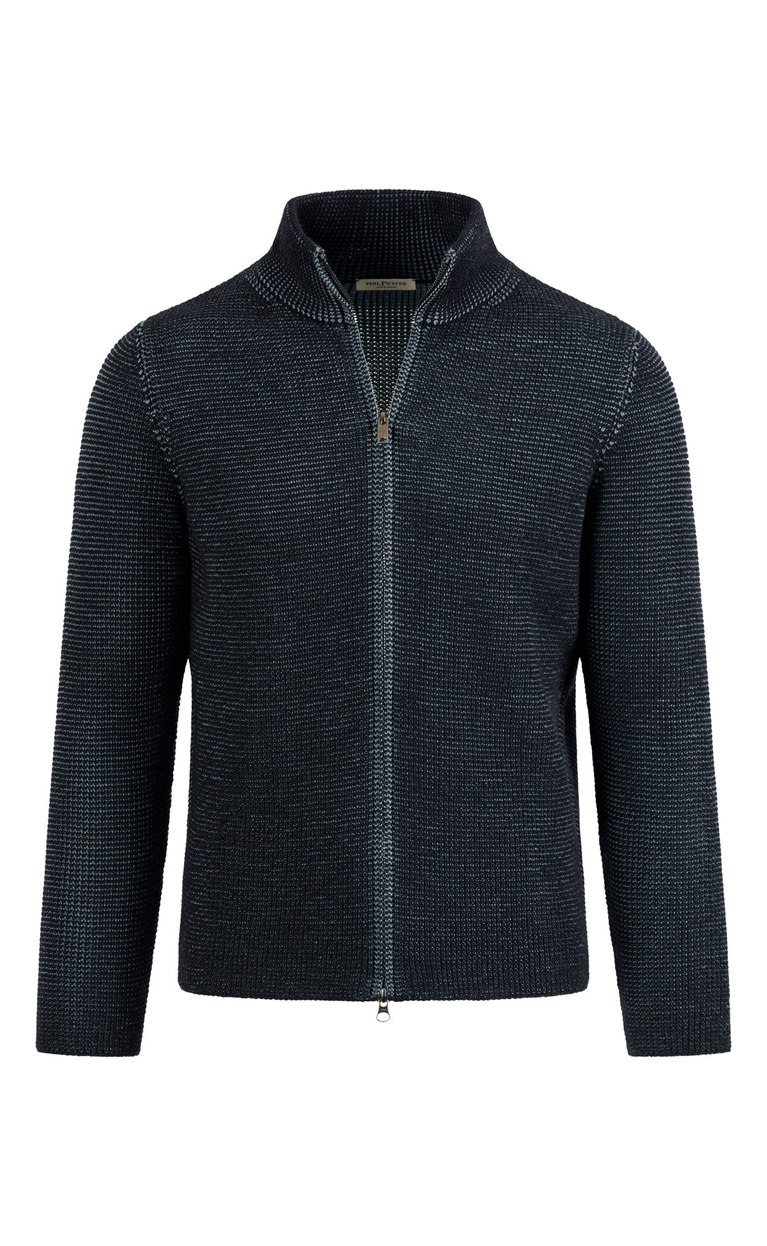 Zip jacket made of &amp;gt;10,000m finest Merino wool, regular fit