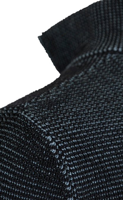 Zip jacket made of &amp;gt;10,000m finest Merino wool, regular fit