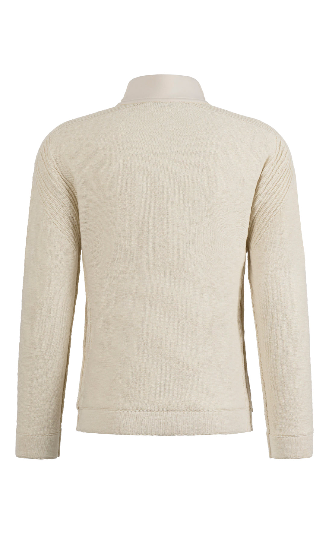 Sporty hybrid zip-up jacket made of soft cotton, relaxed fit
