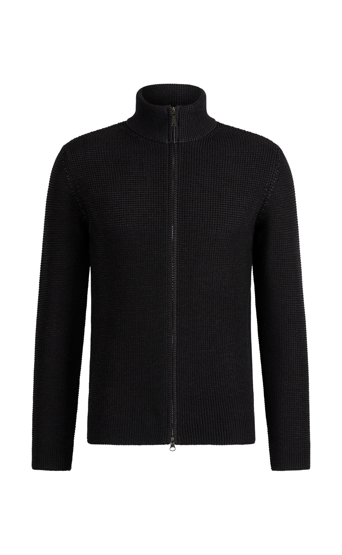 Zippjacke aus 10.000 Meter feinster Merinowolle, regular fit