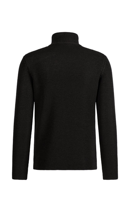 Zippjacke aus 10.000 Meter feinster Merinowolle, regular fit