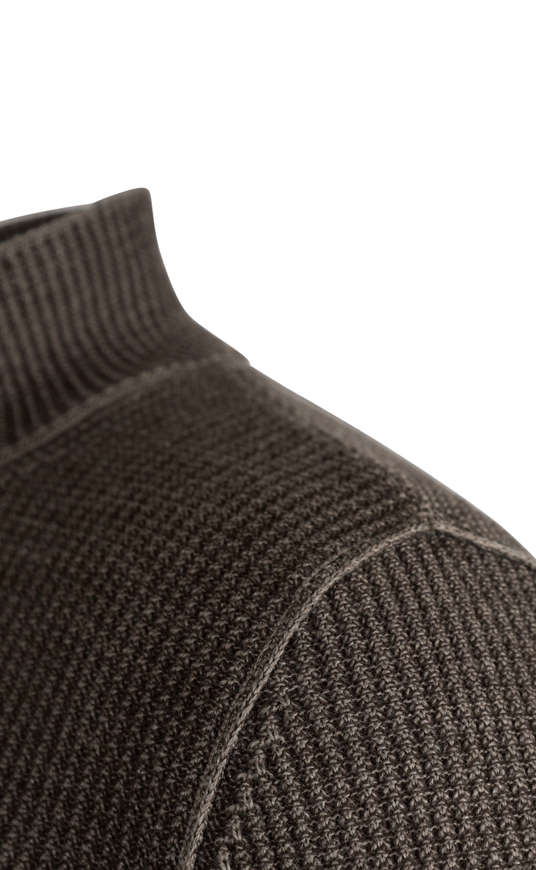 Sportliche Two-tone Zippjacke aus Merino-Baumwollmix, relaxed fit