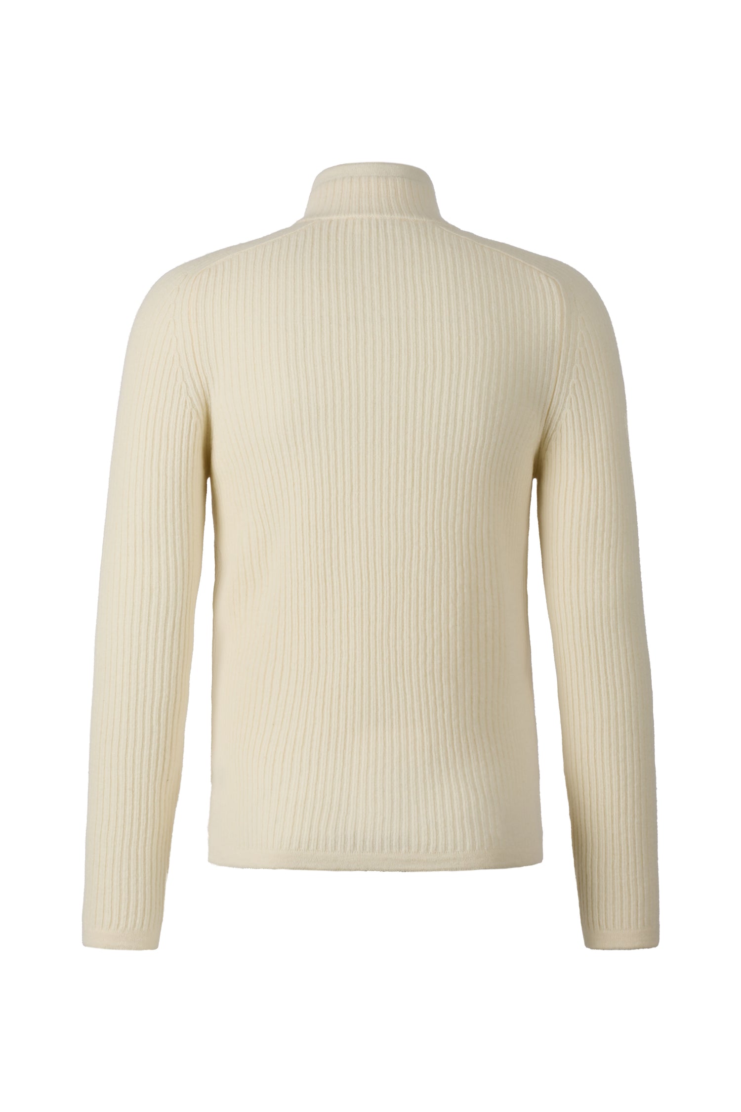 Zippjacke in Rippenstruktur aus superweicher Lambswool, regular fit