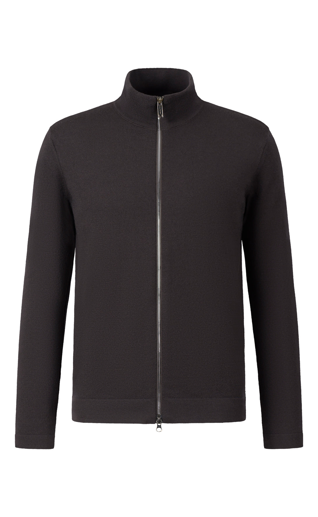 Super comfortable merino wool zip-up jacket with functional stretch, regular fit
