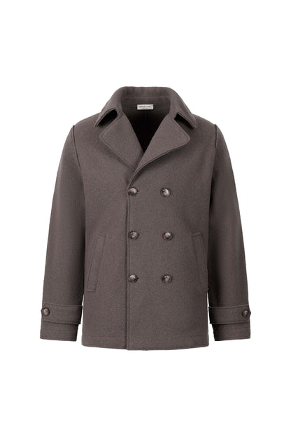 Cabanjacke aus reinem Outdoor-Merino-Wollwalk, relaxed fit