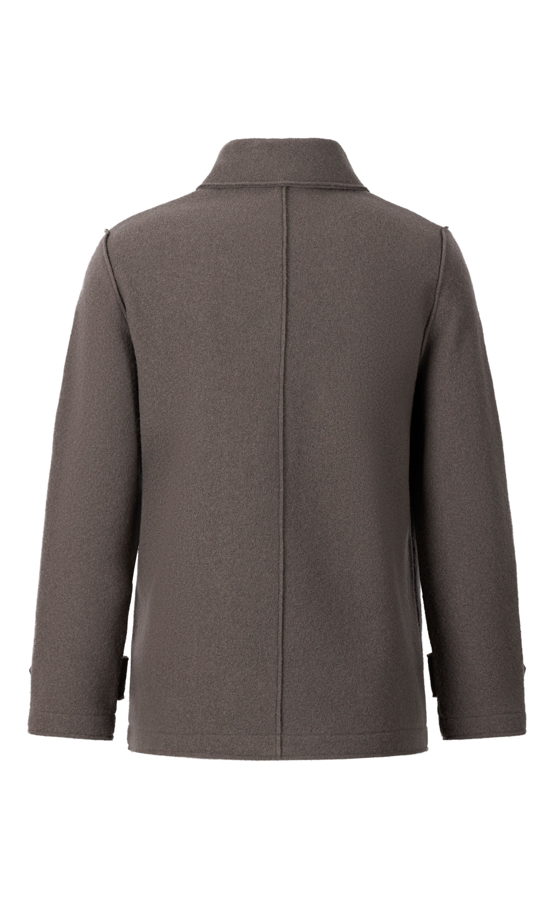 Cabanjacke aus reinem Outdoor-Merino-Wollwalk, relaxed fit