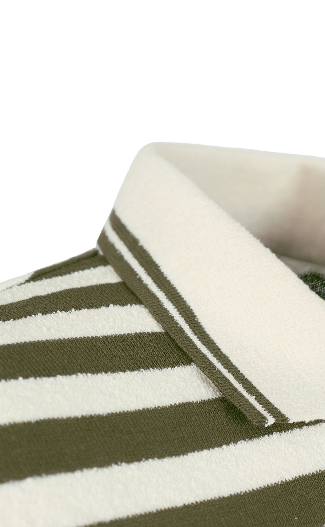 Polo-knit shirt made of the finest cotton bouclé, relaxed fit