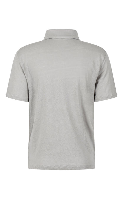 Polo-Shirt aus edlem Leinen-Jersey