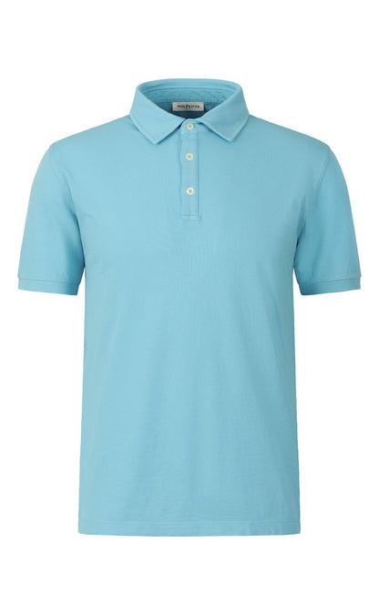 Polo aus feinstem Baumwoll-Piqué Jersey, regular fit