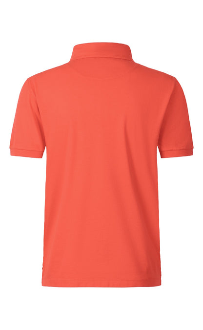 Polo aus feinstem Baumwoll-Piqué Jersey, regular fit