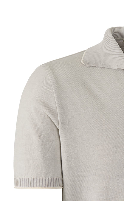 Supersoft, plated knit polo shirt made of the finest cotton, regular fit
