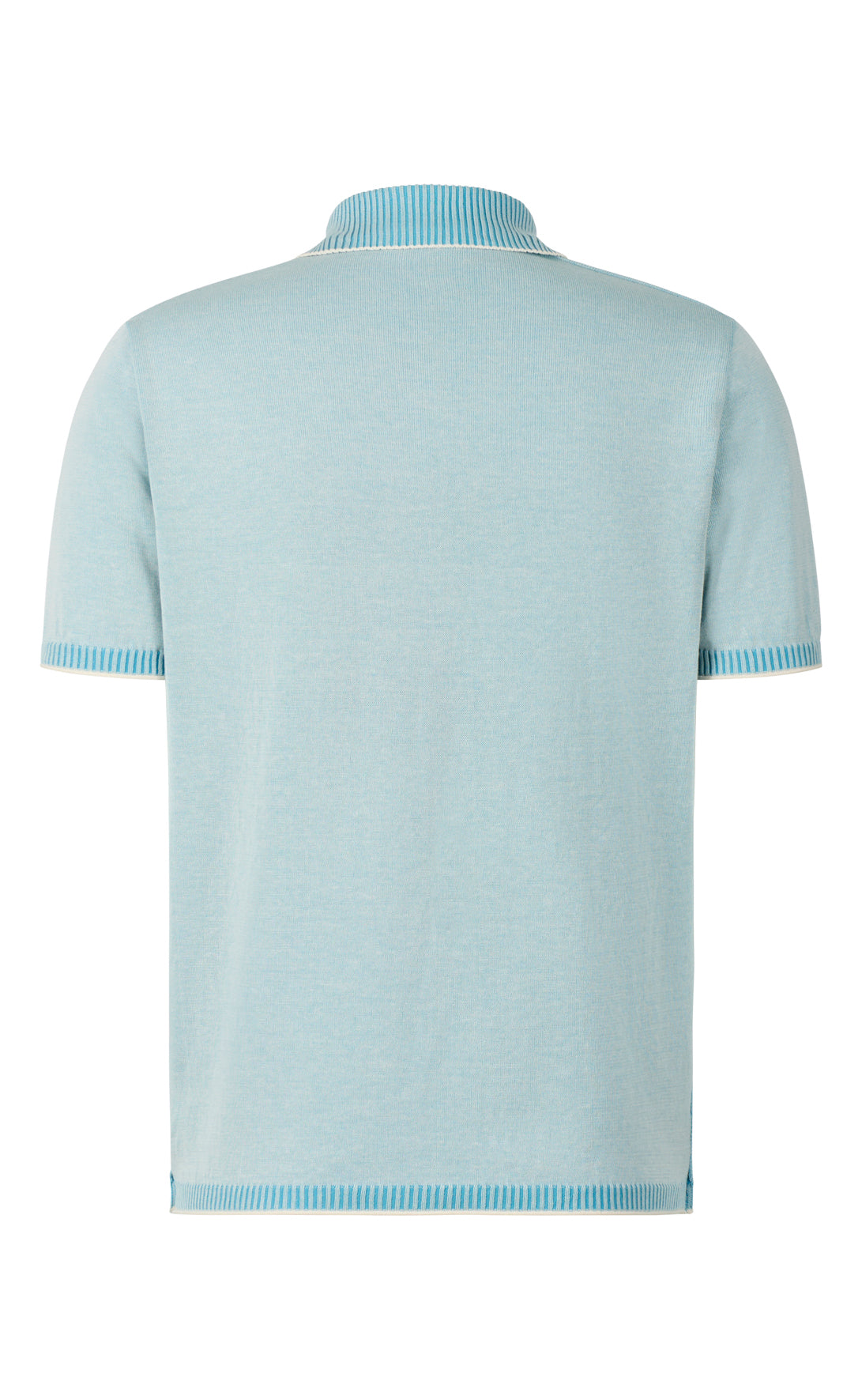 Supersoft, plated knit polo shirt made of the finest cotton, regular fit