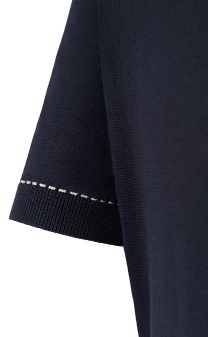 Polo ohne Knopf aus feinster Baumwolle, Relaxed Fit