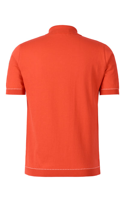 Polo ohne Knopf aus feinster Baumwolle, Relaxed Fit
