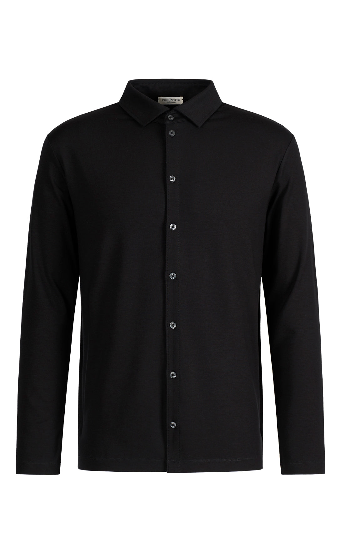Hemd aus Premium Jersey, langarm